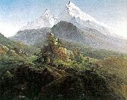 Caspar David Friedrich Der Watzmann oil painting artist